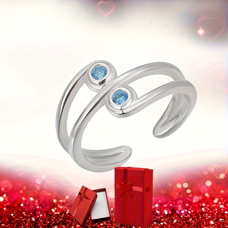 Women's Summer Beach Vacation Toe Ring with Synthetic Cubic Zirconia
